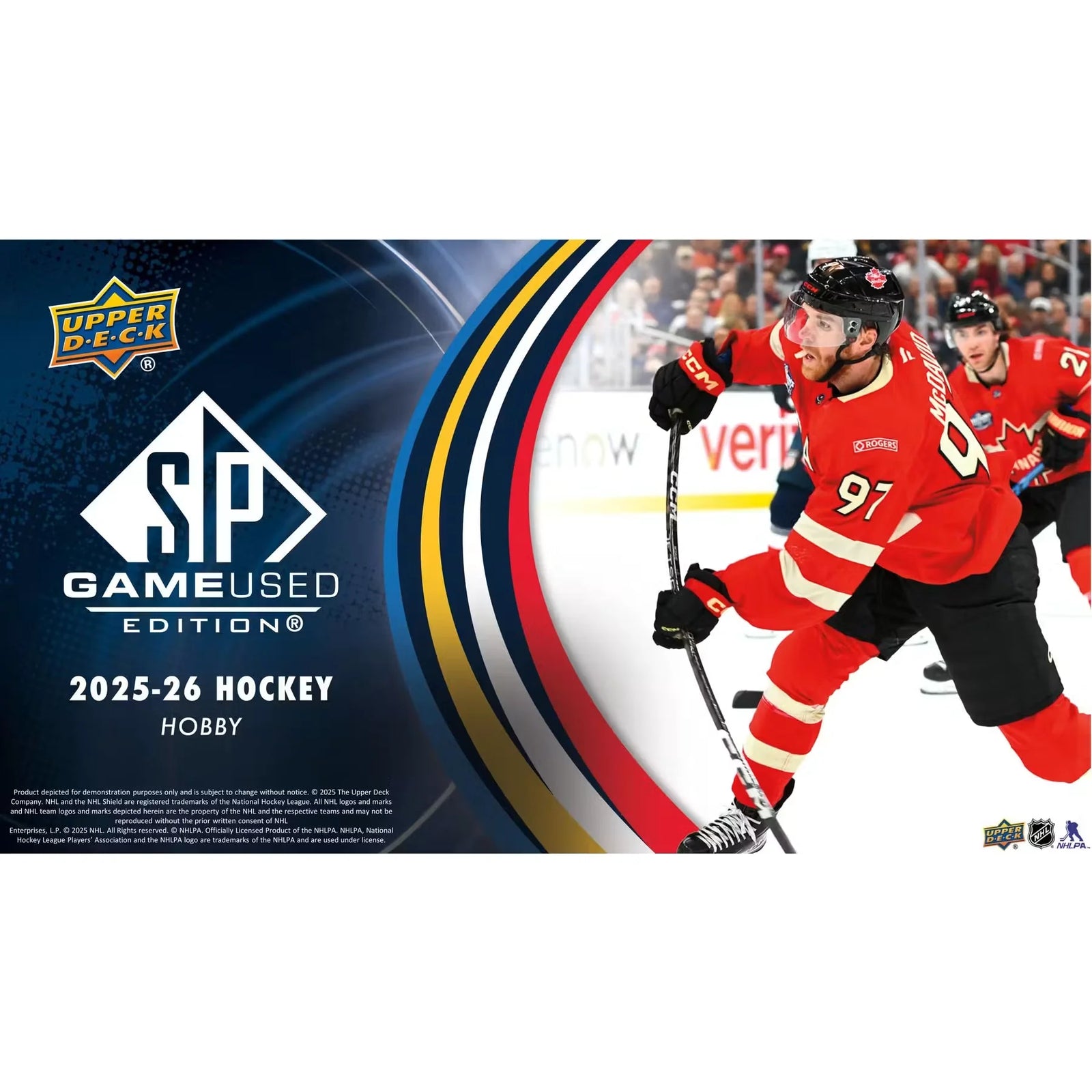 DRAFT - 2025/26 Upper Deck SP Game Used Hockey Hobby 20-Box Case