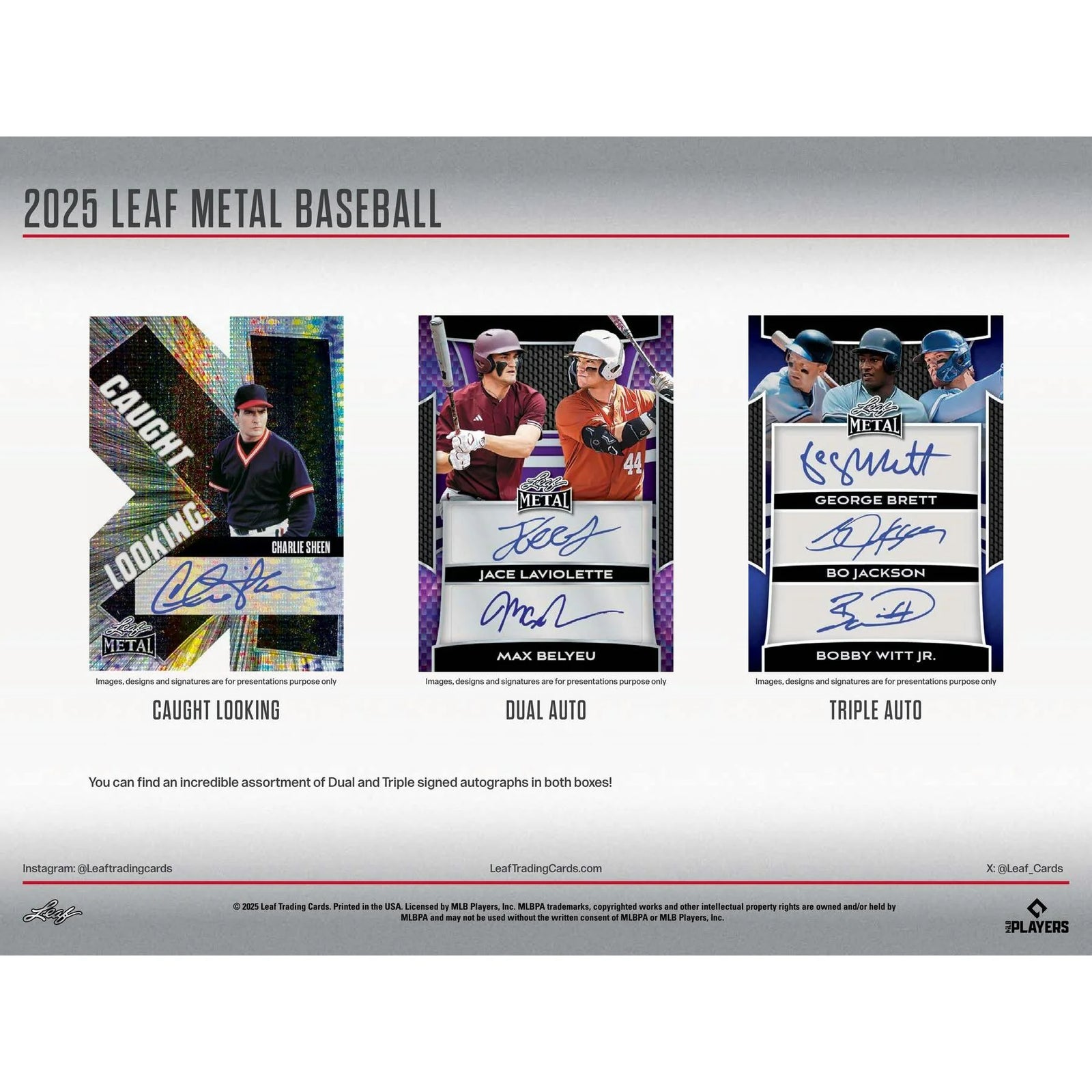 DRAFT - Just In 2025 Leaf Metal Baseball Hobby Box