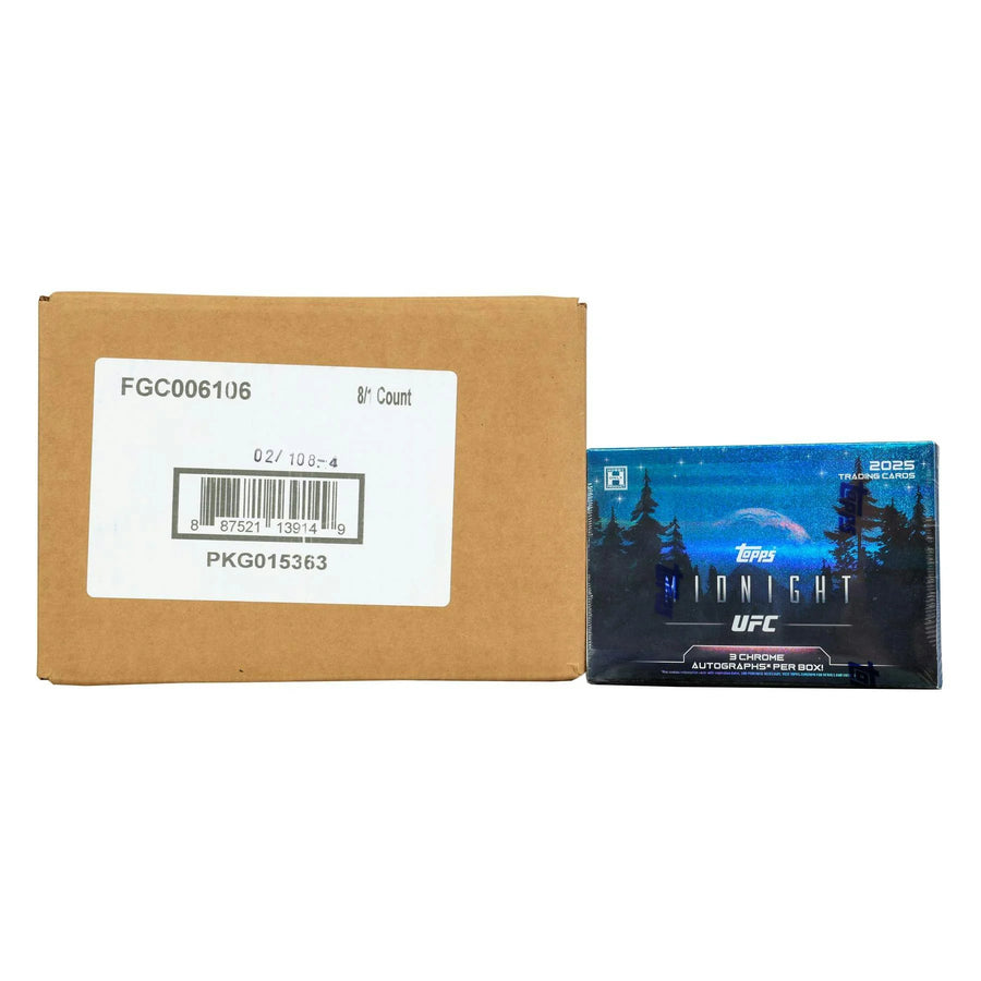 DRAFT - 2025 Topps Midnight UFC Hobby 8-Box Case | SKU BV840ZBJGO