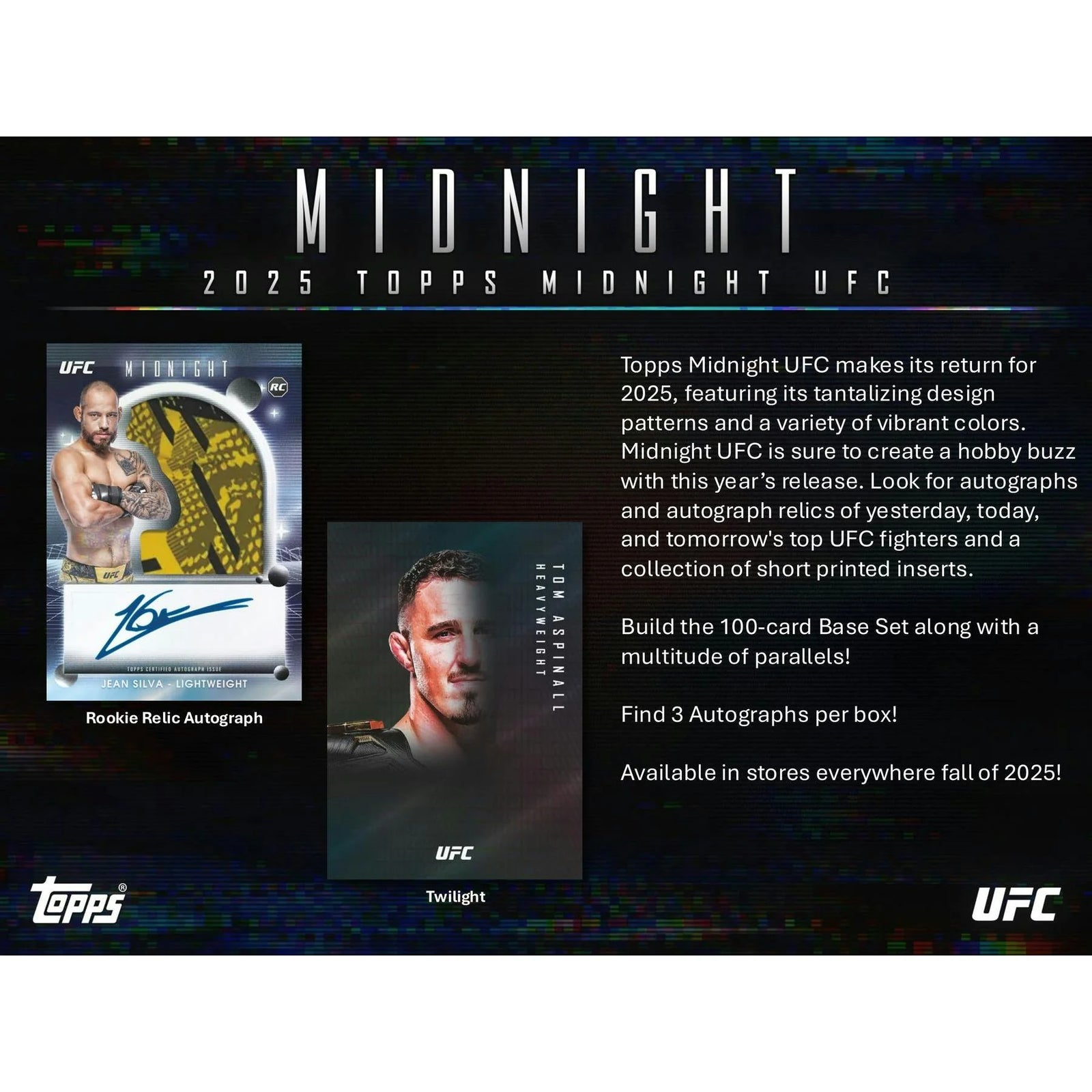 DRAFT - 2025 Topps Midnight UFC Hobby Box | dacardworld:BV850N0JIM