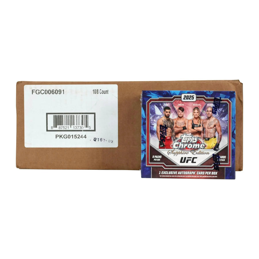 DRAFT - 2025 Topps Chrome UFC Sapphire Edition 10-Box Case