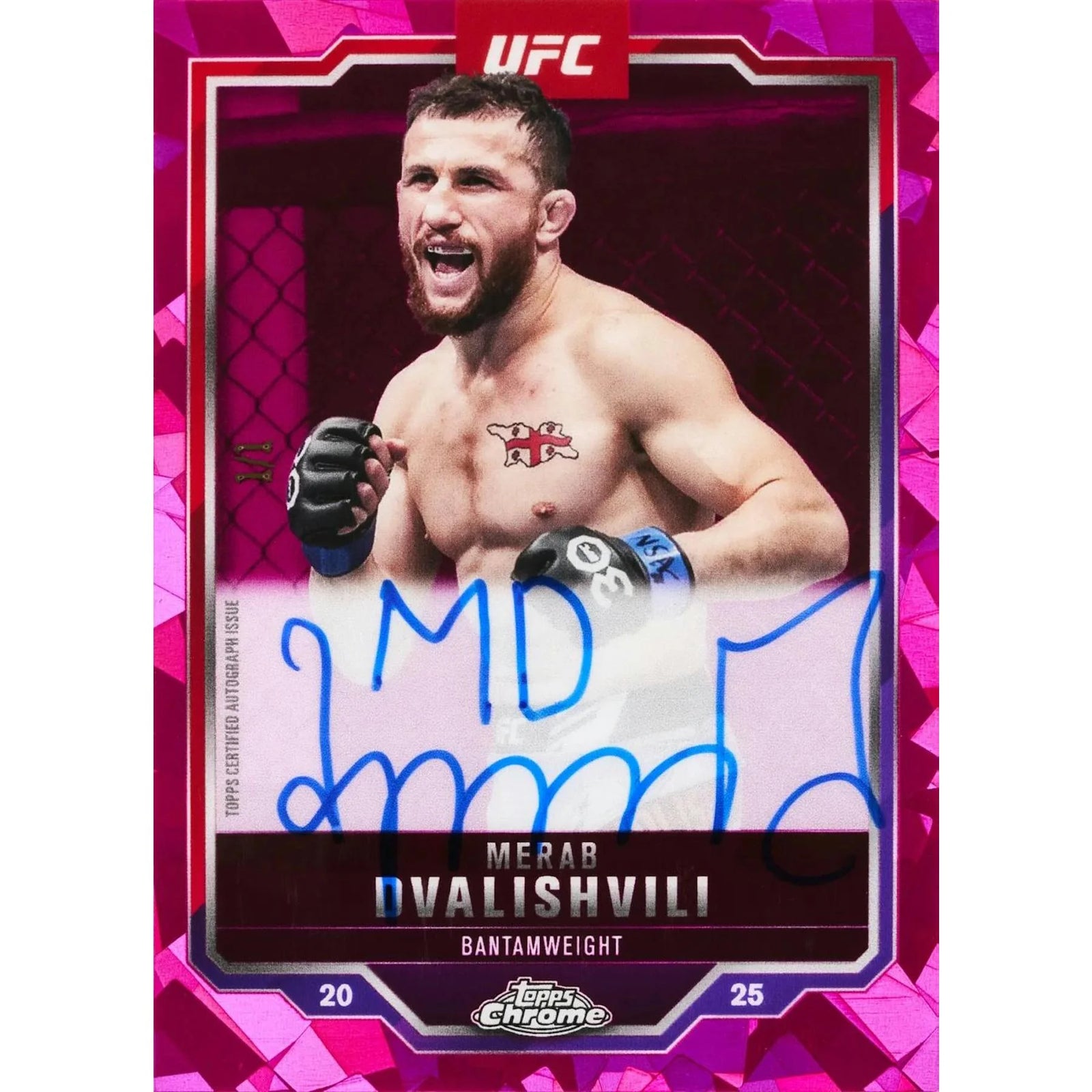 DRAFT - 2025 Topps Chrome UFC Sapphire Edition Box | dacardworld:BV850O736U