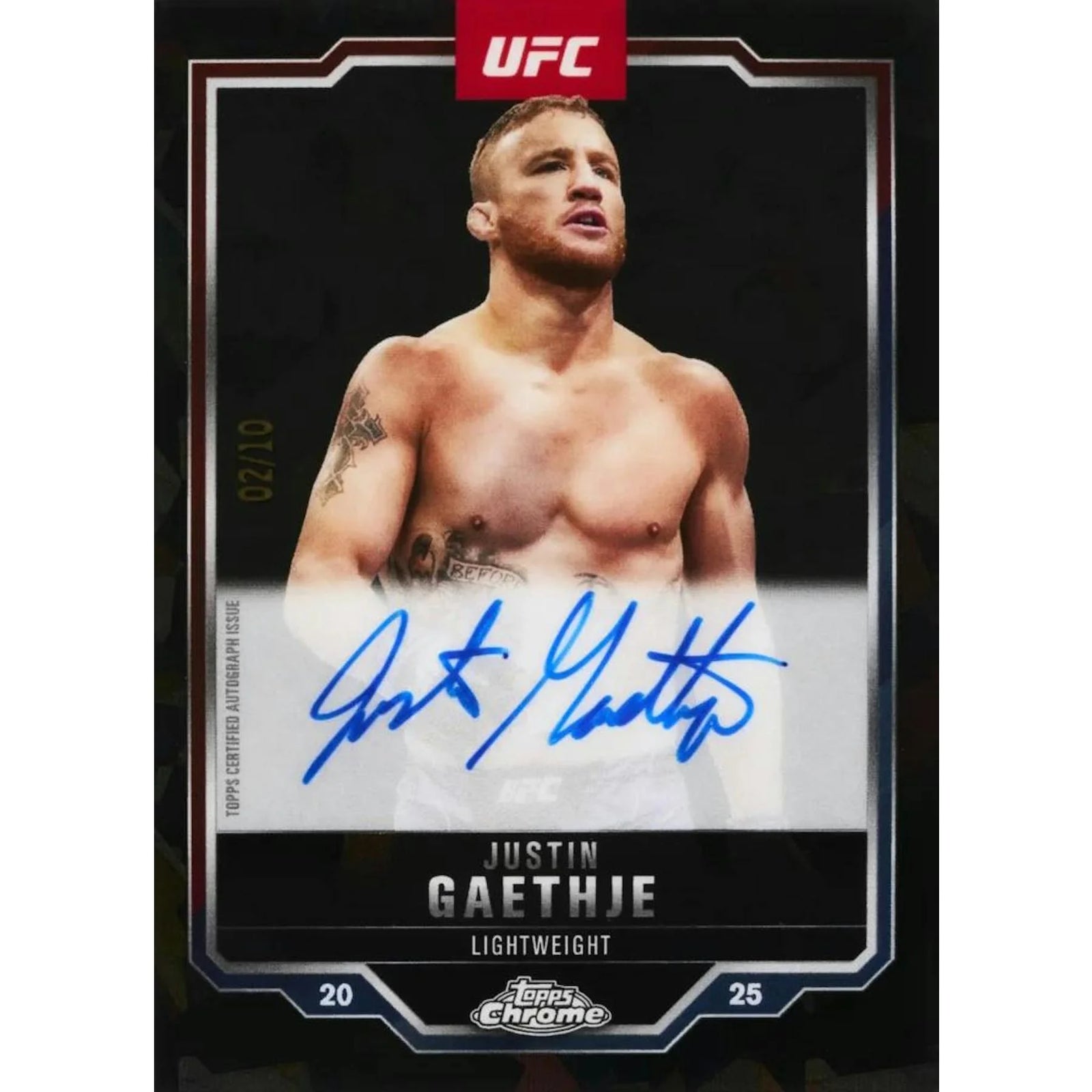 DRAFT - 2025 Topps Chrome UFC Sapphire Edition Box | dacardworld:BV850O736U