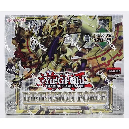 DRAFT - Yu-Gi-Oh Dimension Force Booster Box | Sealed