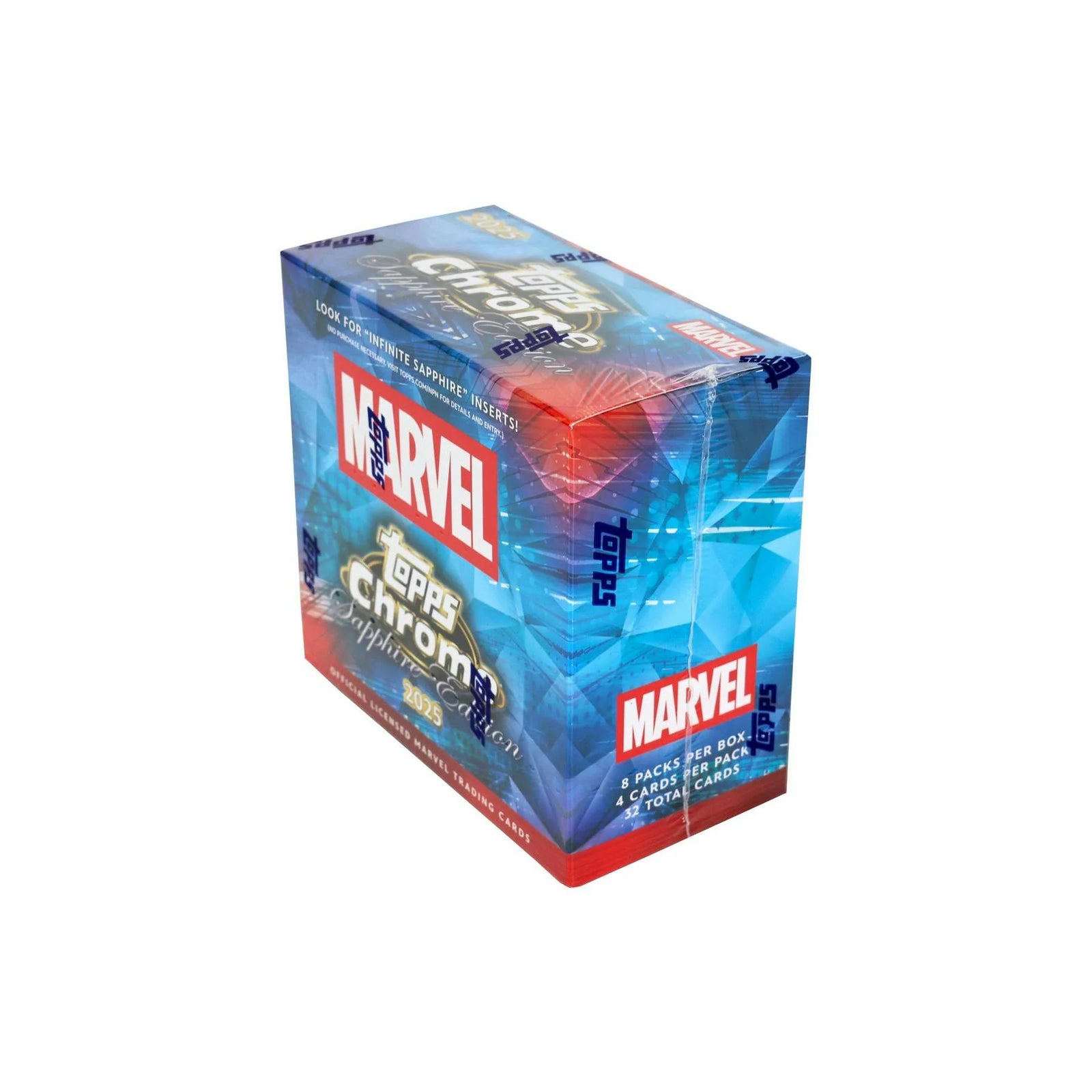 DRAFT - 2025 Topps Marvel Chrome Sapphire Hobby 10-Box Case