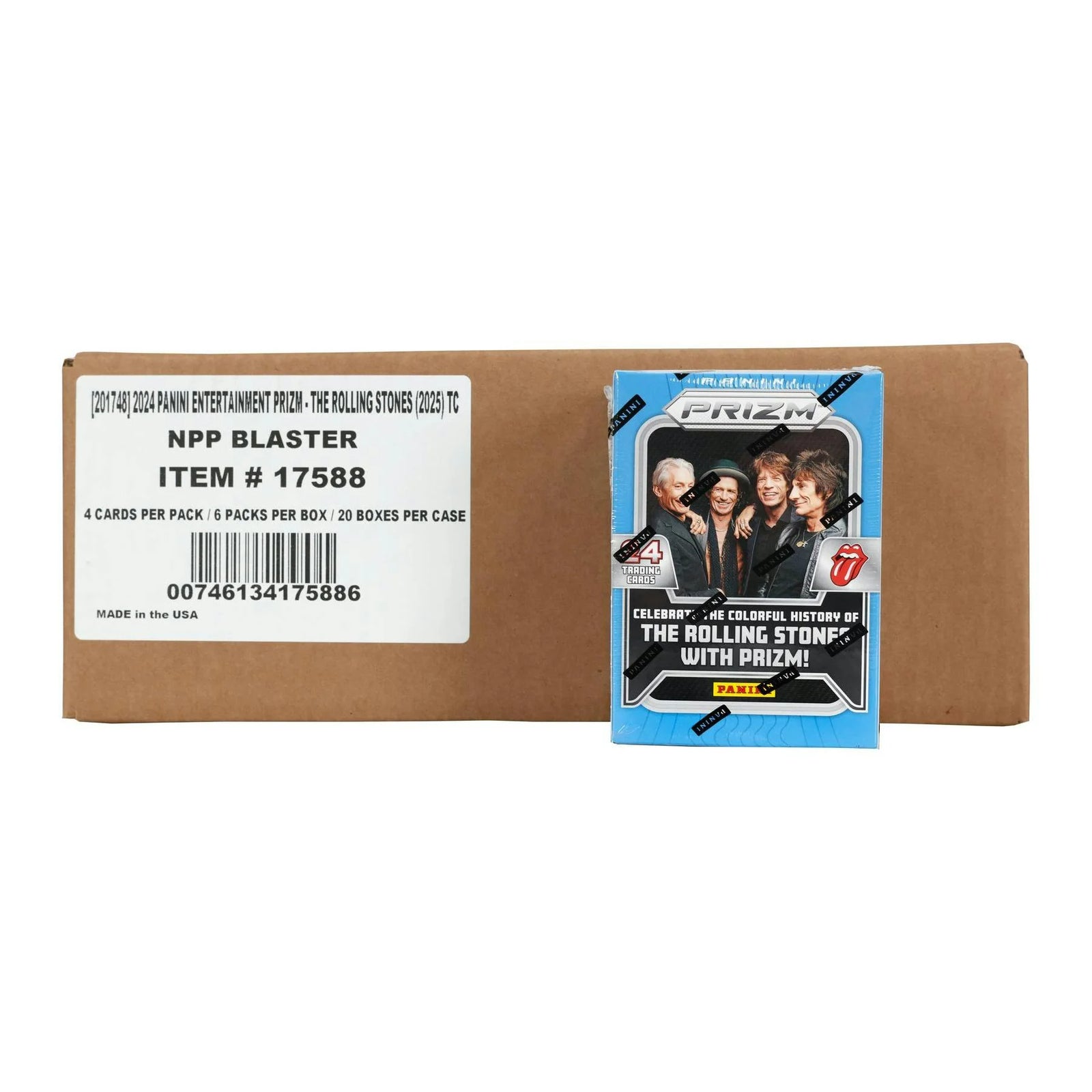 DRAFT - Rolling Stones Panini Prizm Blaster 20-Box Case | 2024 Confetti Prizms