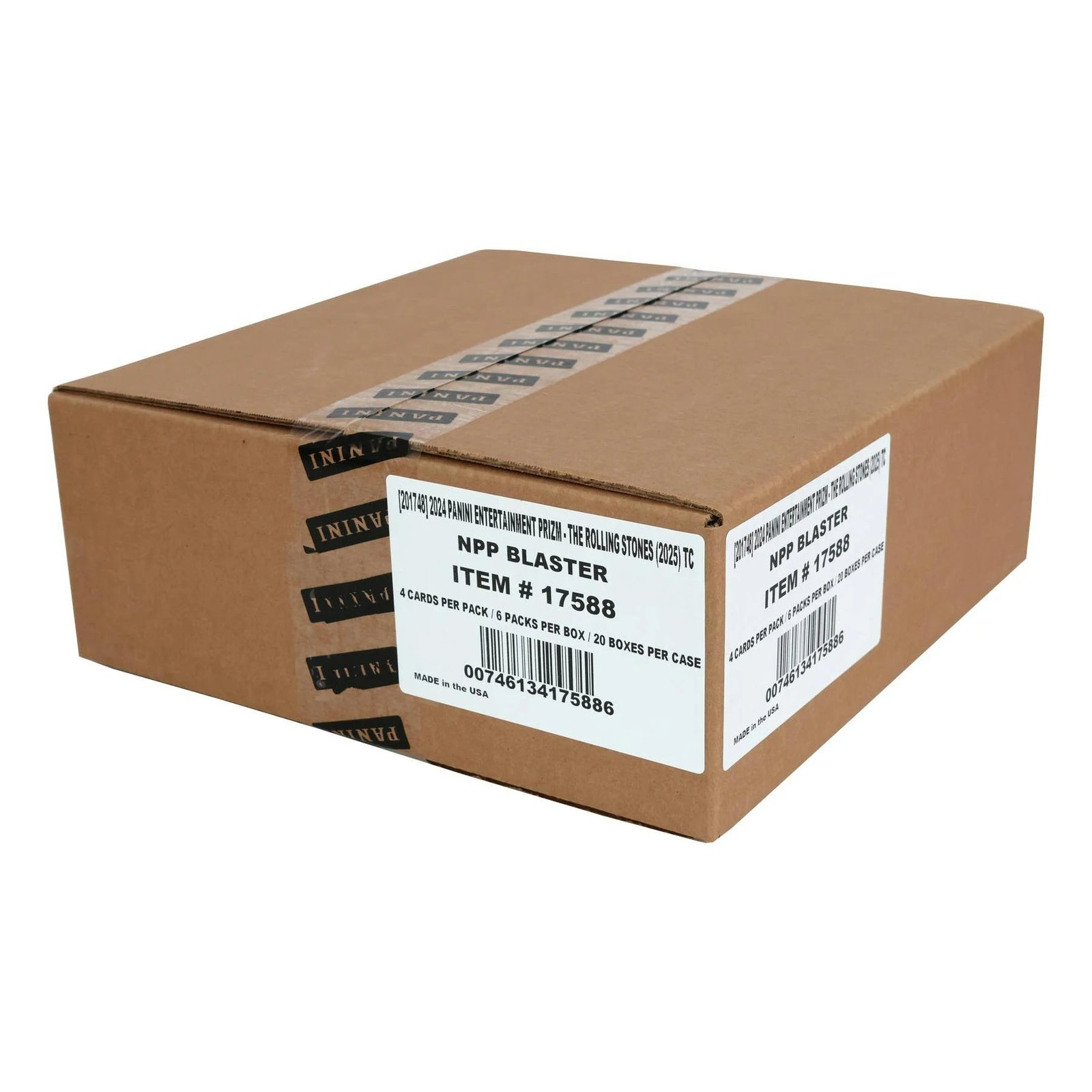 DRAFT - Rolling Stones Panini Prizm Blaster 20-Box Case | 2024 Confetti Prizms