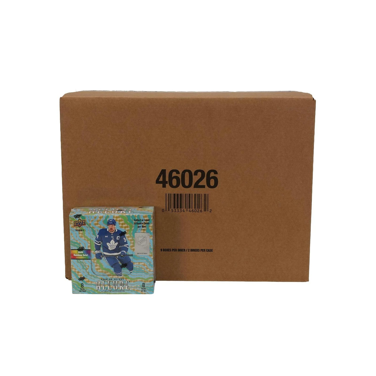 DRAFT - New 2025/26 Upper Deck Allure Hockey Hobby 18-Box Case