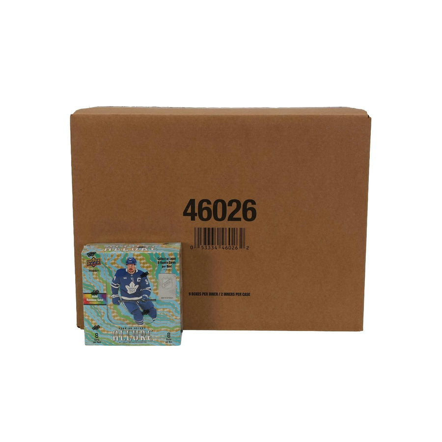 DRAFT - New 2025/26 Upper Deck Allure Hockey Hobby 18-Box Case