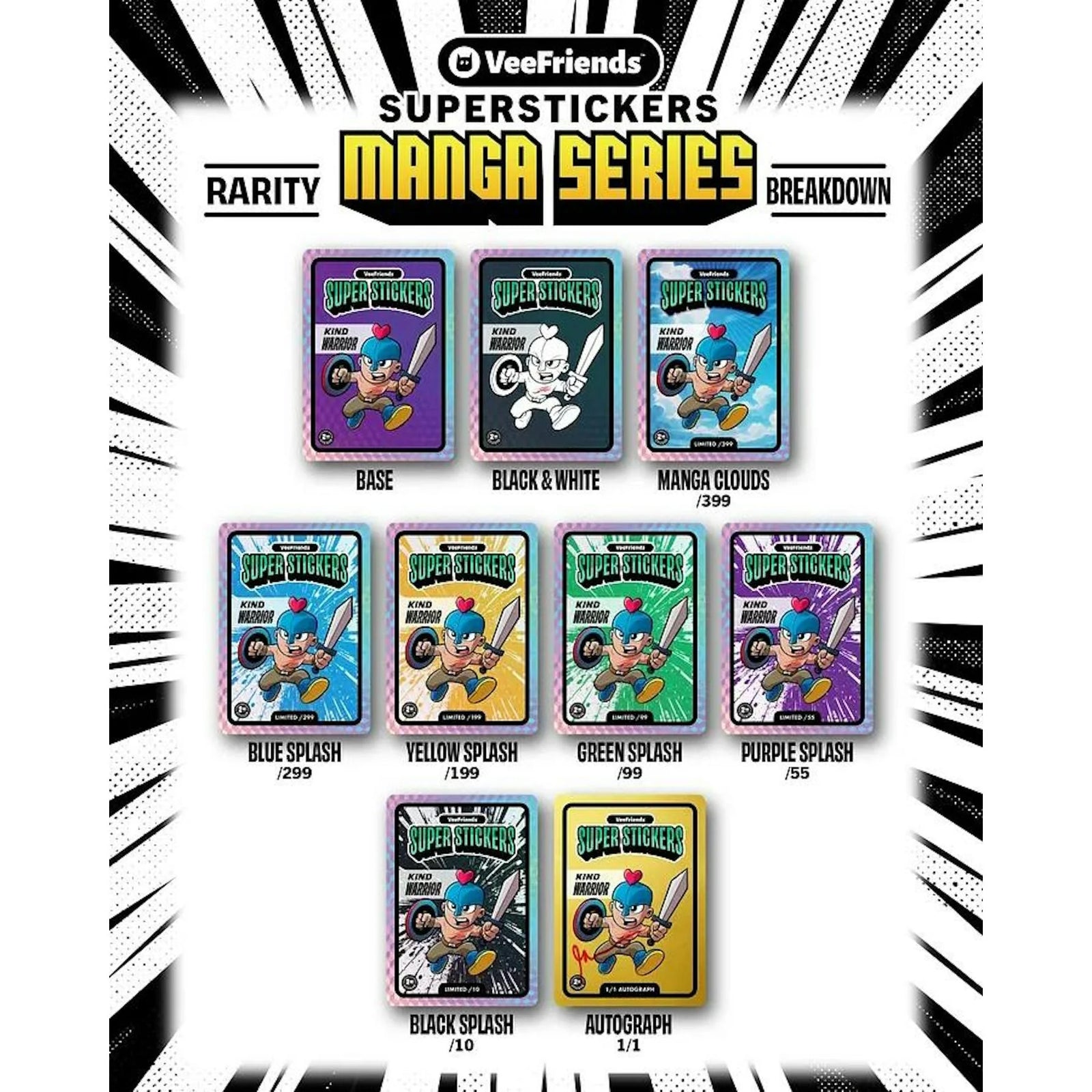 DRAFT - Veefriends Superstickers Manga Series | 12-Box Case