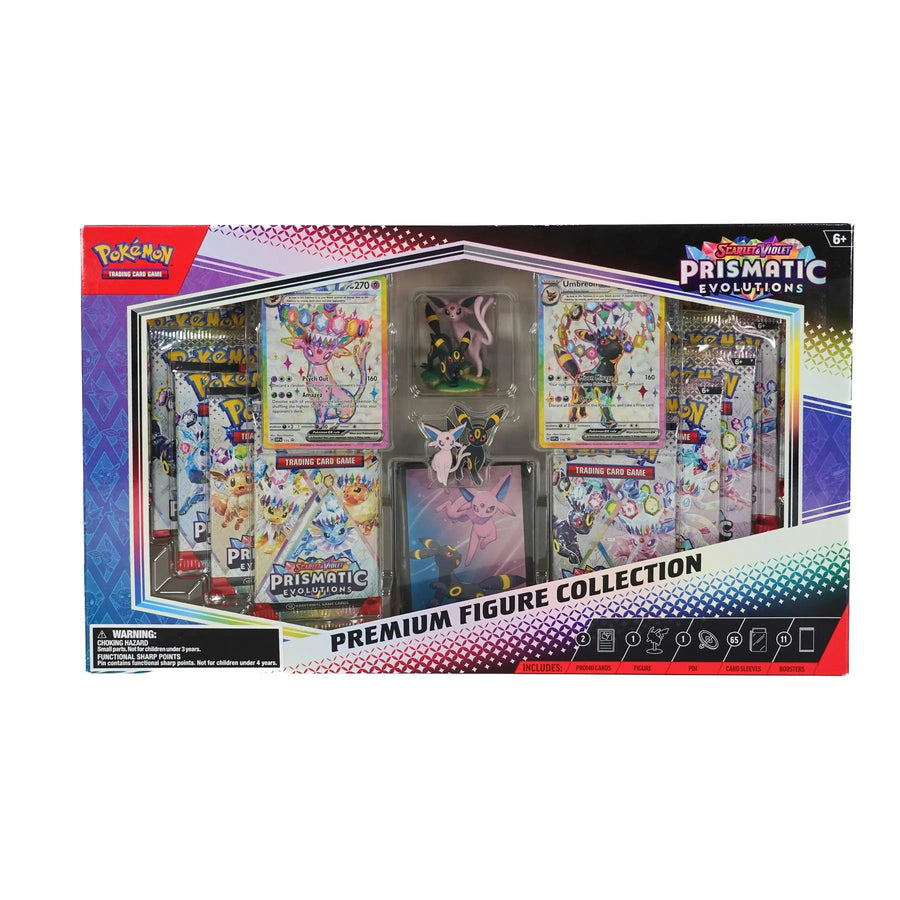 DRAFT - Pokemon Scarlet & Violet Prismatic Evolutions Premium Figure Collection Box