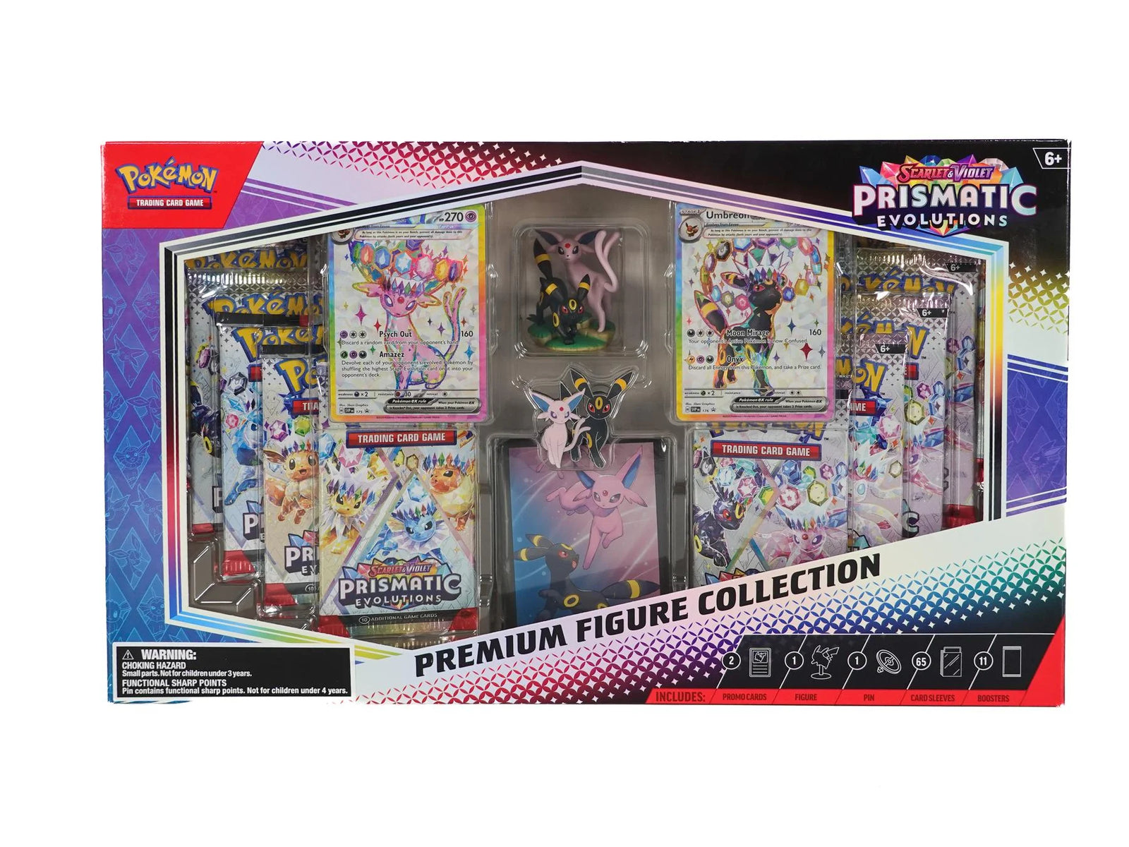 DRAFT - Pokemon Scarlet & Violet Prismatic Evolutions Premium Figure Collection Box