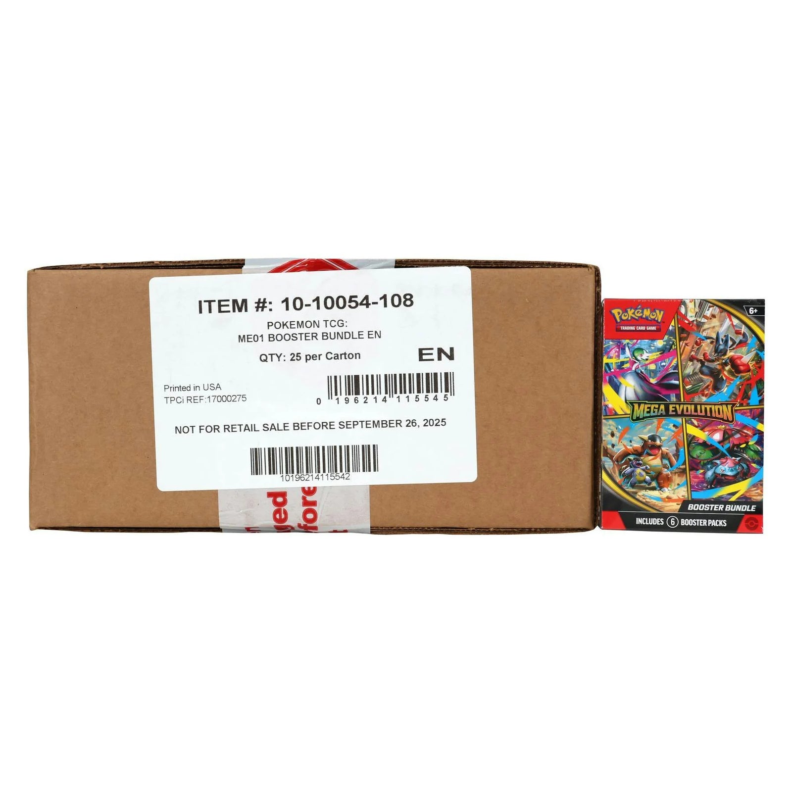 DRAFT - Pokemon Mega Evolution Booster 25-Bundle Case | Sealed