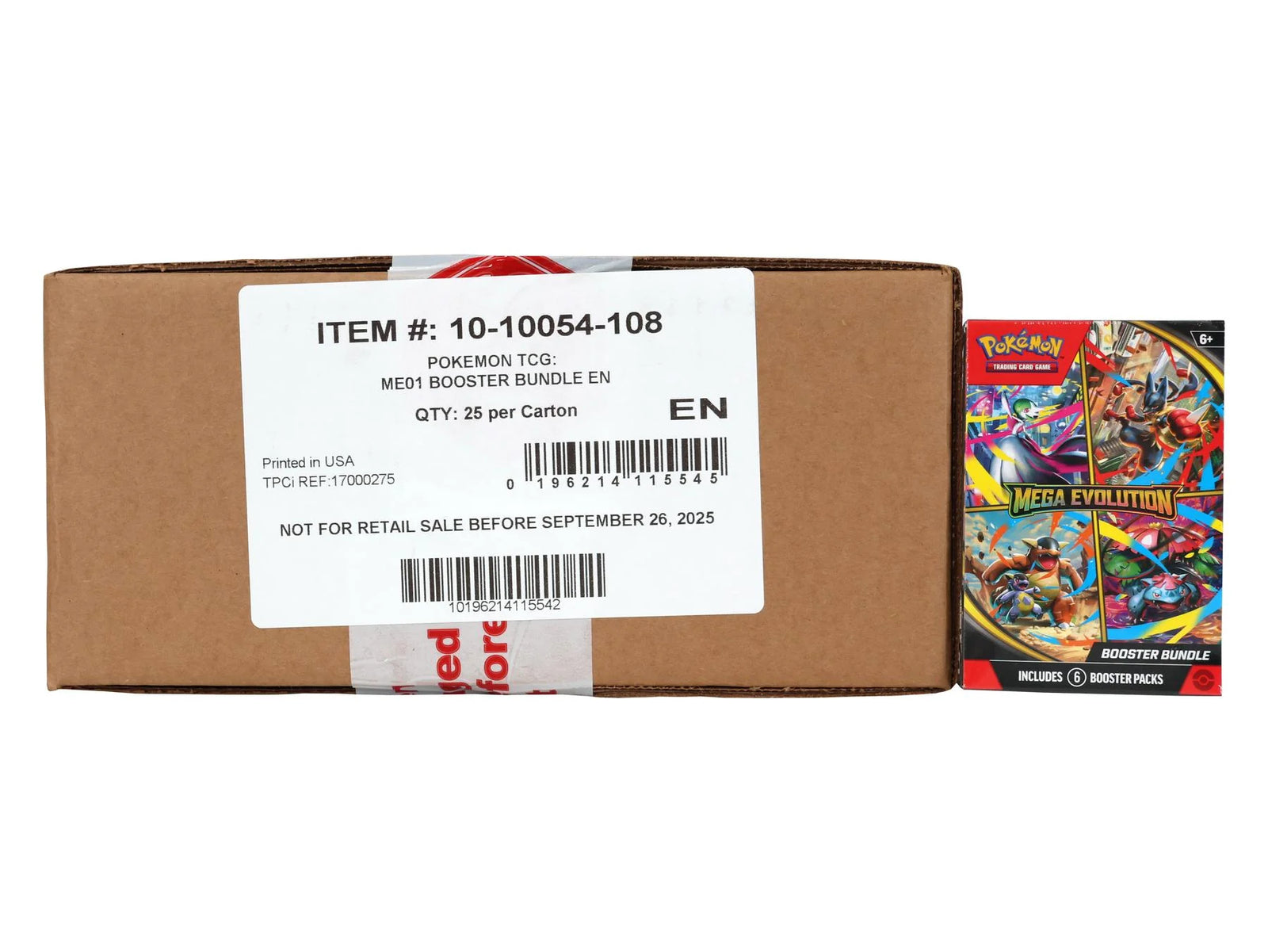 DRAFT - Pokemon Mega Evolution Booster 25-Bundle Case | Sealed