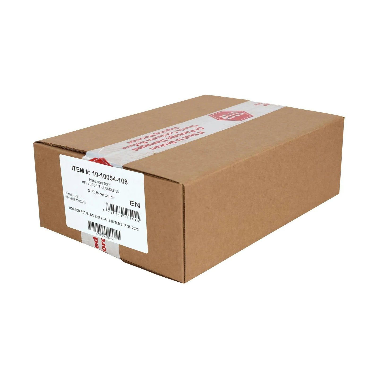DRAFT - Pokemon Mega Evolution Booster 25-Bundle Case | Sealed