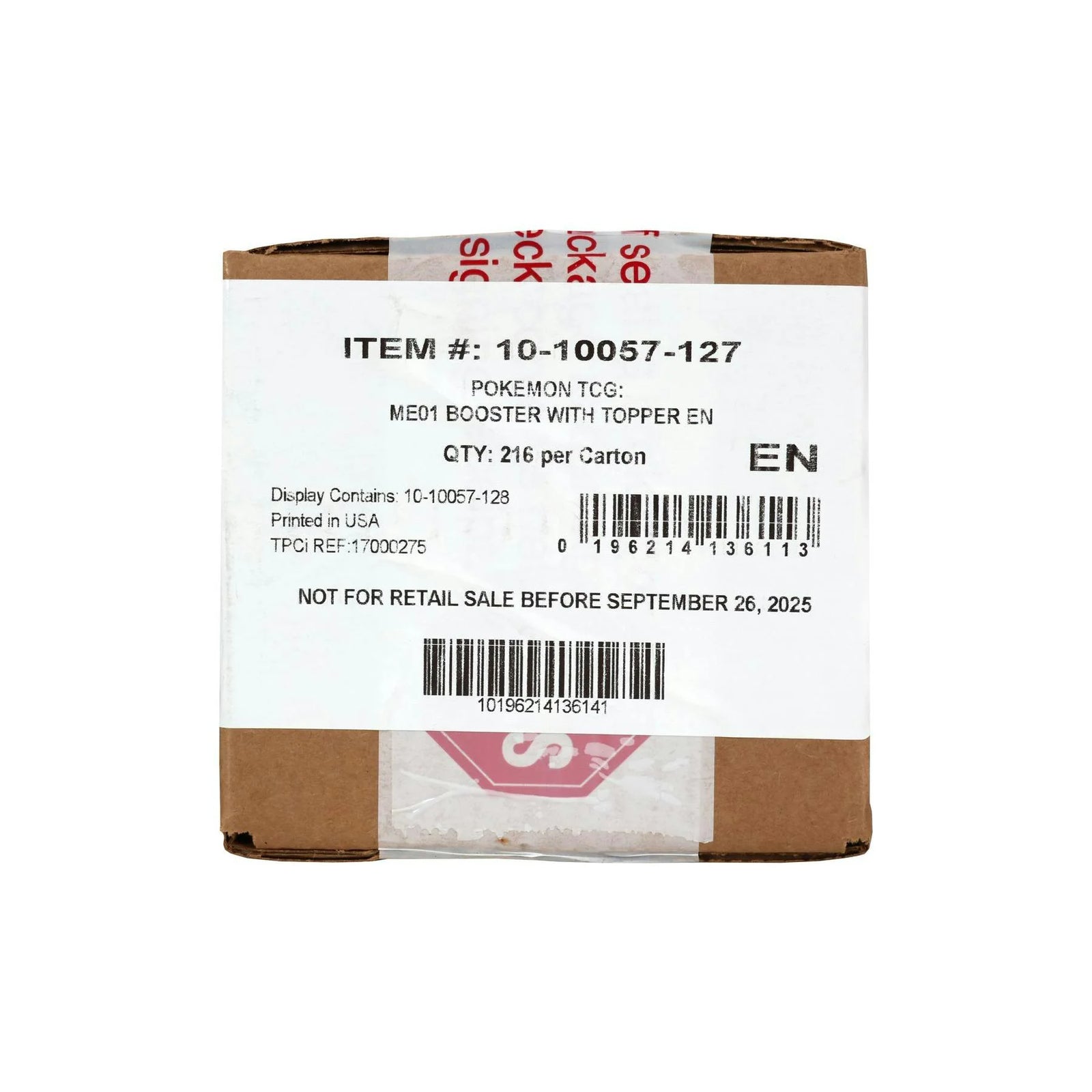 DRAFT - Pokemon Mega Evolution Enhanced Booster 6-Box Case | Sealed