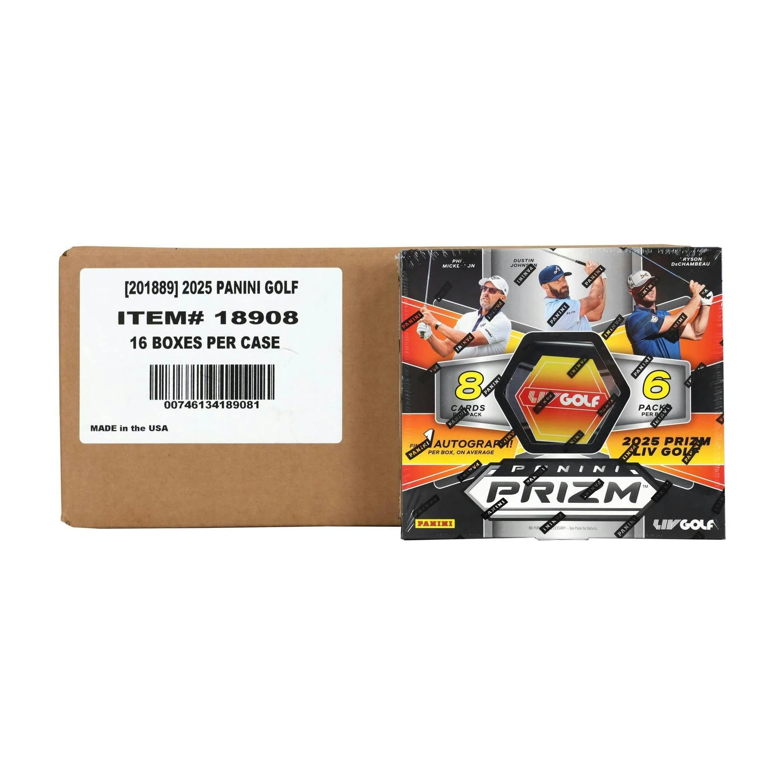 DRAFT - 2025 Panini Prizm LIV Golf Hobby 16-Box Case