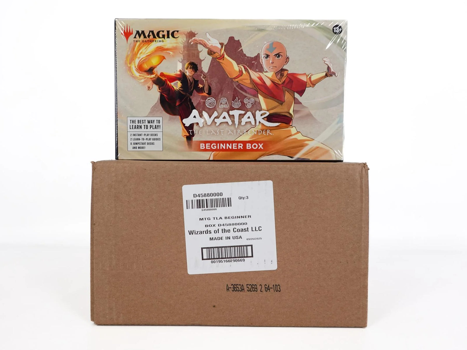 DRAFT - Magic the Gathering Avatar the Last Airbender Beginner 3-Box Case