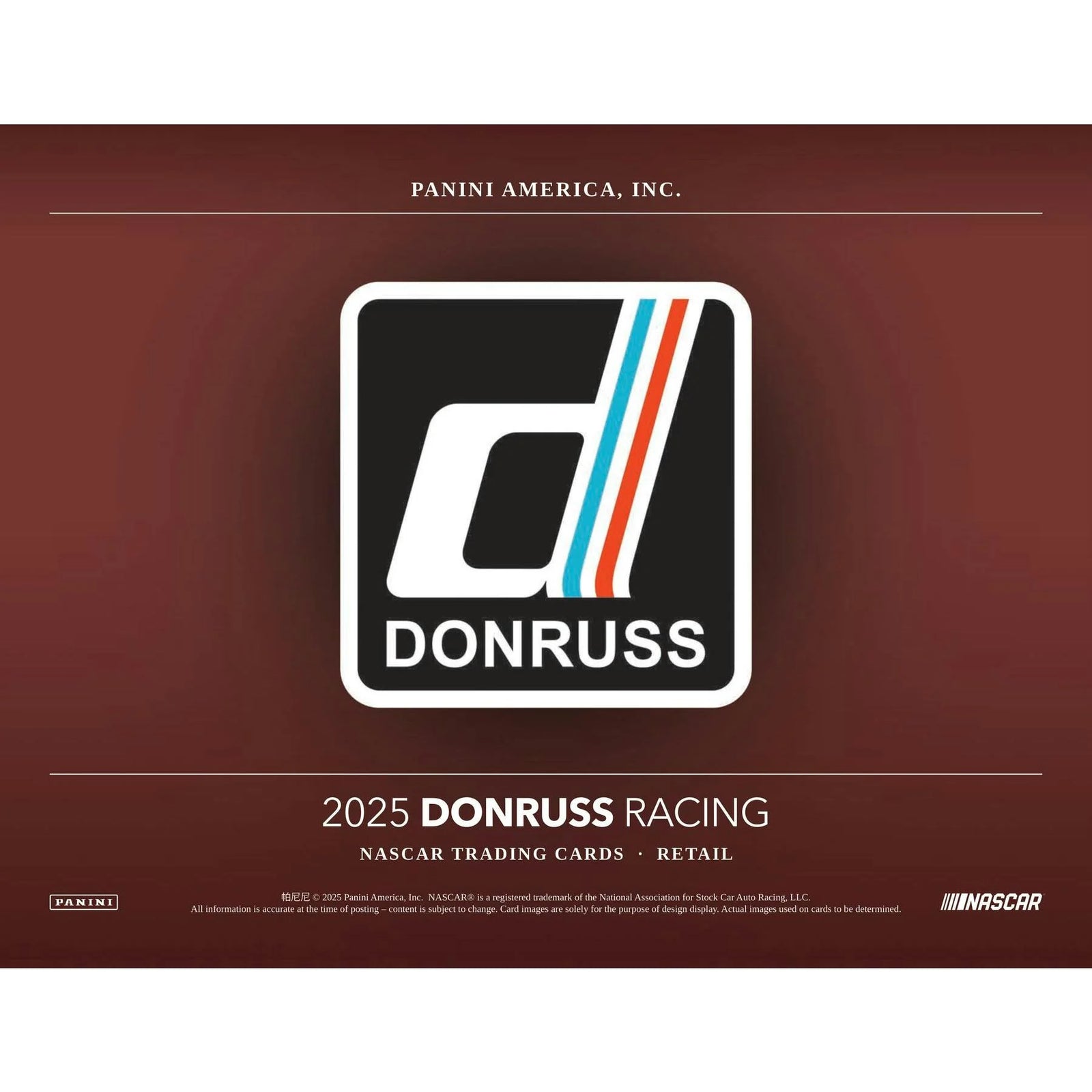 DRAFT - Just In 2025 Panini Donruss NASCAR Racing Mega Box
