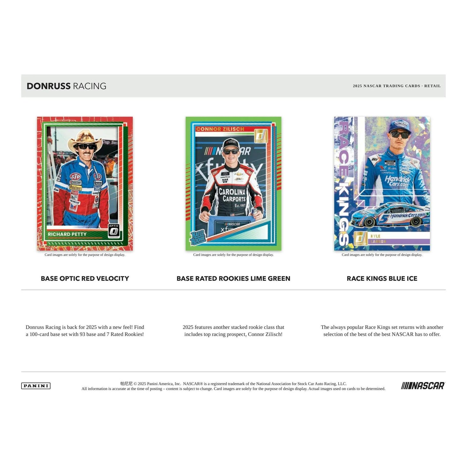DRAFT - Just In 2025 Panini Donruss NASCAR Racing Mega Box