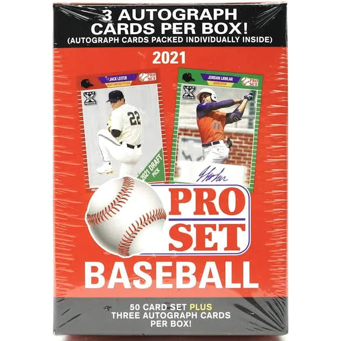 DRAFT - Just In 2021 Leaf Pro Set Baseball Blaster Hobby Box (Reed Buy)