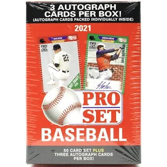 DRAFT - Just In 2021 Leaf Pro Set Baseball Blaster Hobby Box (Reed Buy)