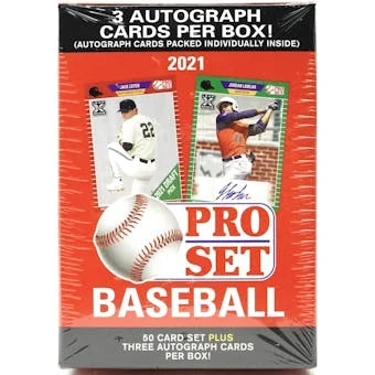 DRAFT - Just In 2021 Leaf Pro Set Baseball Blaster Hobby Box (Reed Buy)