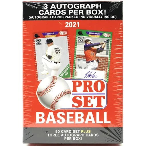 DRAFT - Just In 2021 Leaf Pro Set Baseball Blaster Hobby Box (Reed Buy)