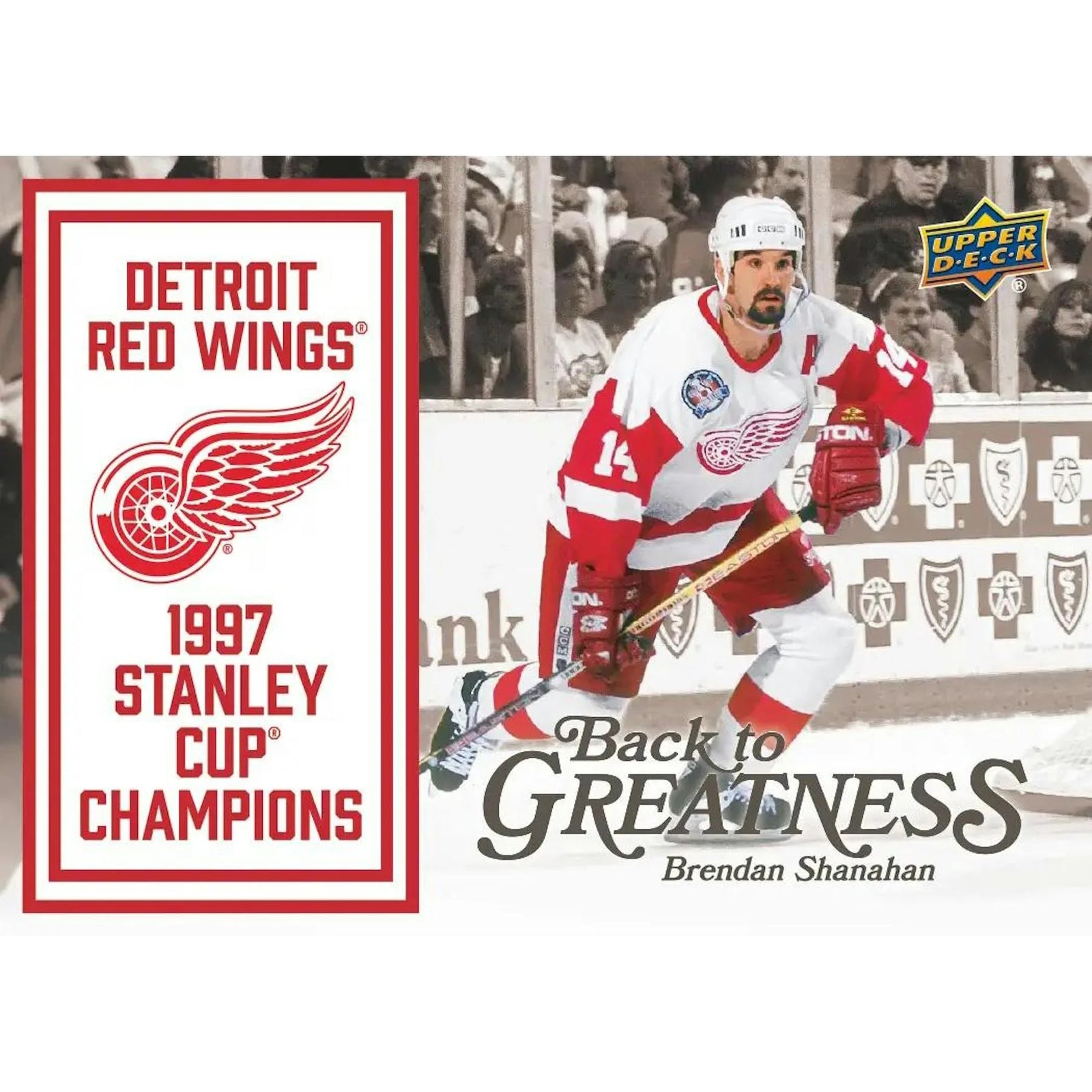 DRAFT - New 2025/26 Upper Deck Detroit Red Wings Centennial Hockey Box 20-Set Case