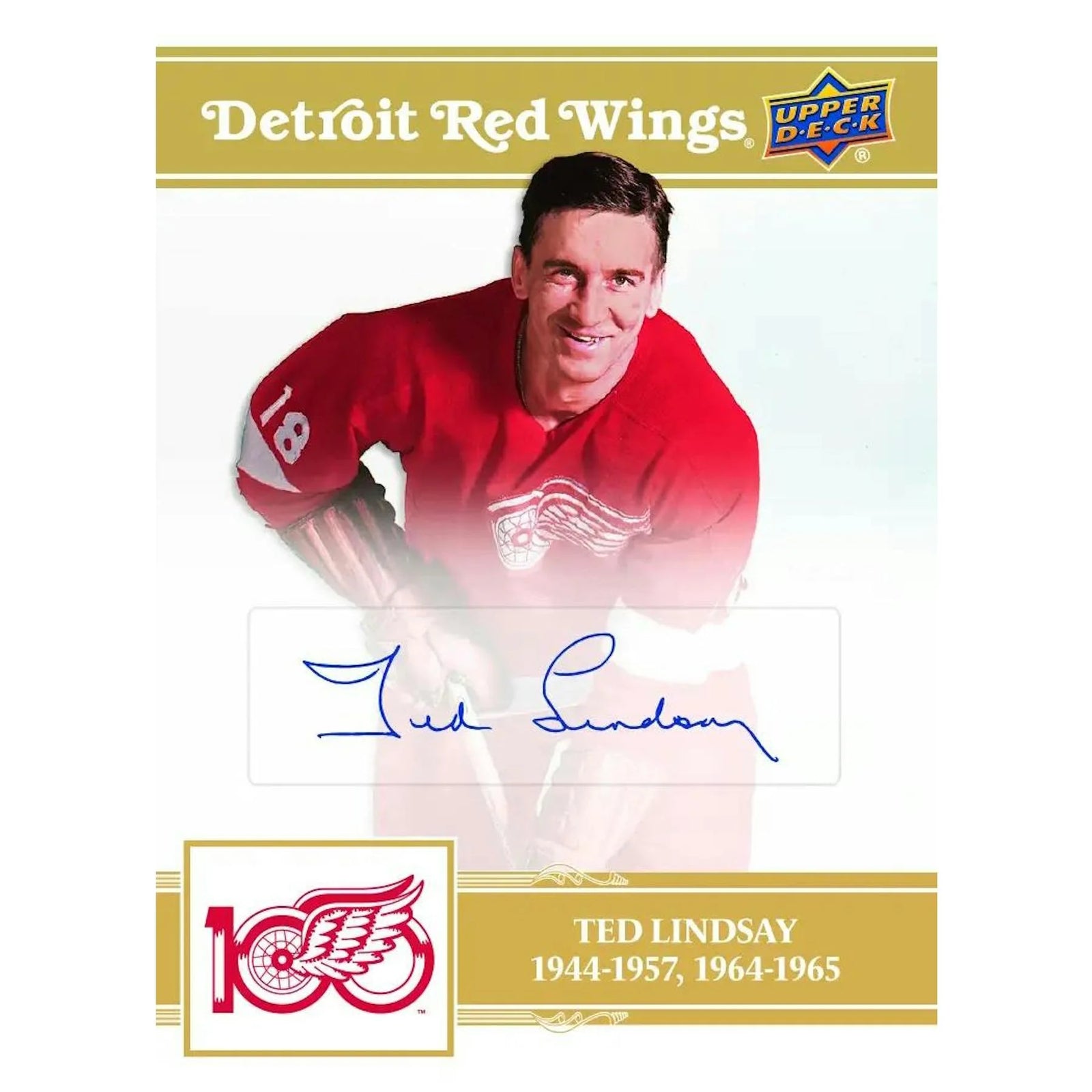 DRAFT - New 2025/26 Upper Deck Detroit Red Wings Centennial Hockey Box 20-Set Case