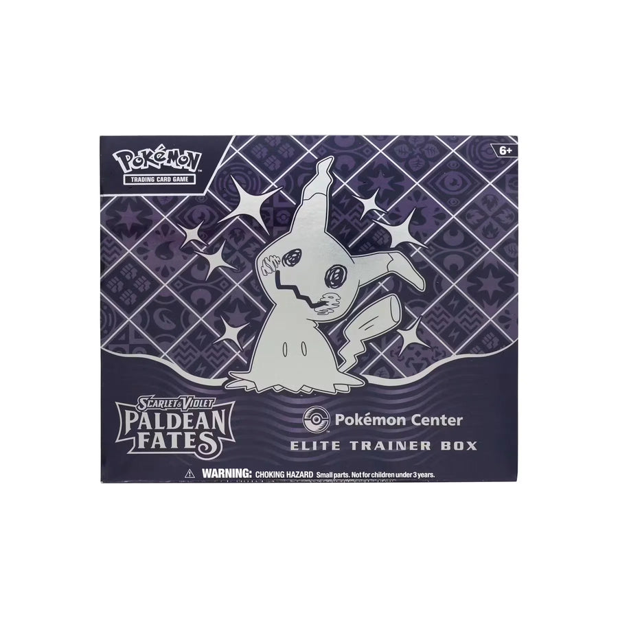 Pokemon Scarlet Violet Paldean Fates Pokemon Center Elite Trainer Box Sealed