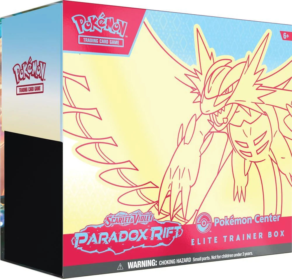 DRAFT - Pokemon Scarlet & Violet Paradox Rift Roaring Moon Pokemon Center Elite Trainer Box