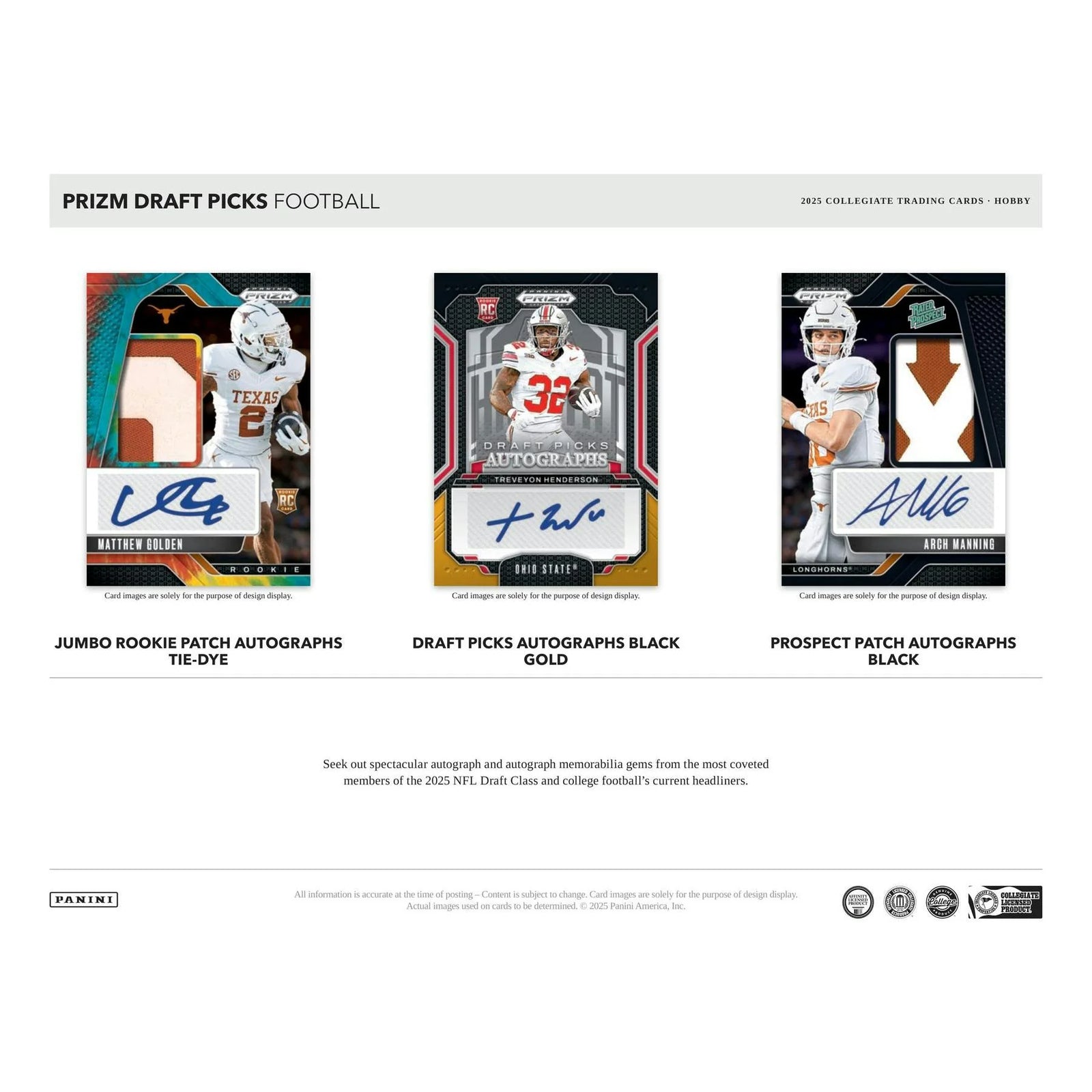 DRAFT - 2025 Panini Prizm Draft Picks Football Hobby Box | dacardworld:BV8J0USIV4