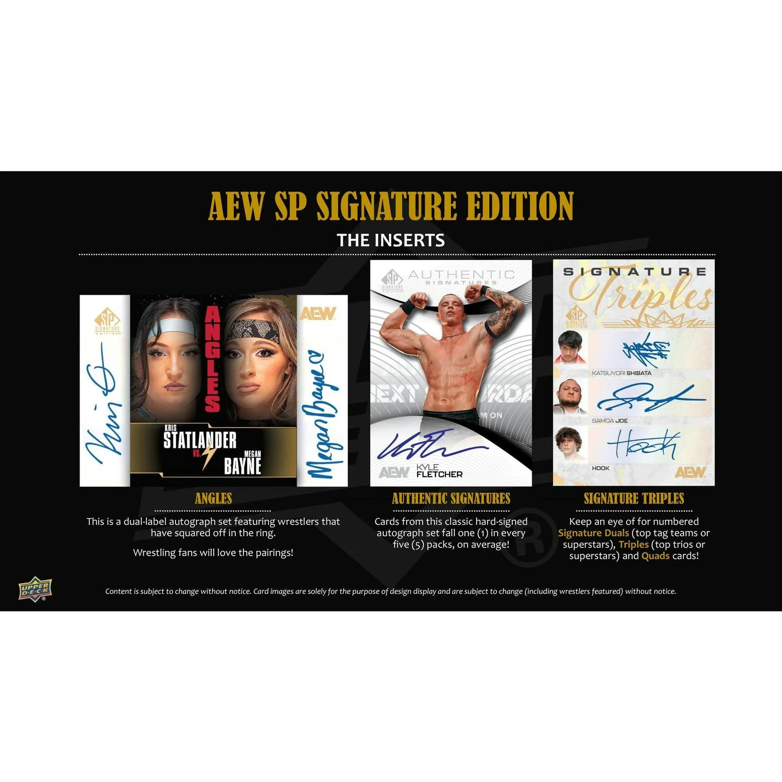 DRAFT - 2025 Upper Deck SP Signature Edition AEW Wrestling Hobby 20-Box C | dacardworld:BV8K0R8SN7