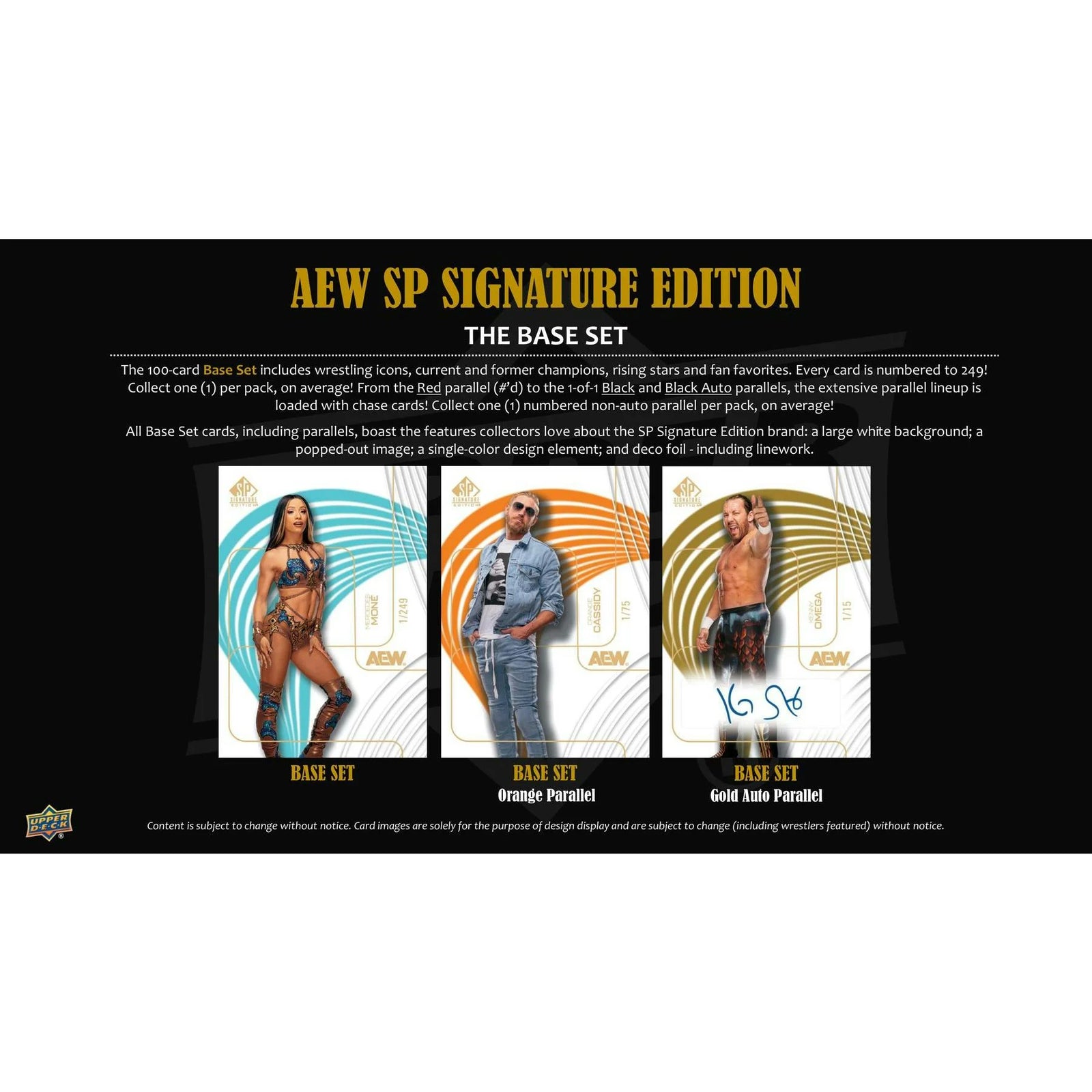 DRAFT - 2025 Upper Deck SP Signature Edition AEW Wrestling Hobby 20-Box C | dacardworld:BV8K0R8SN7