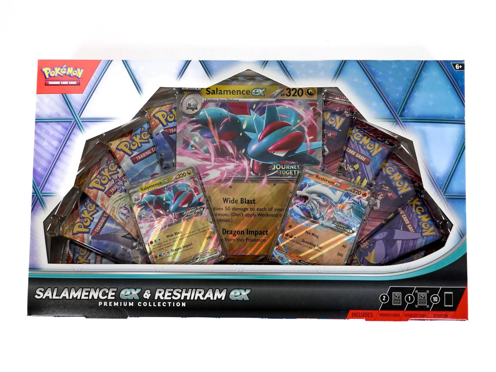DRAFT - Pokemon Salamence ex & Reshiram ex Premium Collection Box | Sealed
