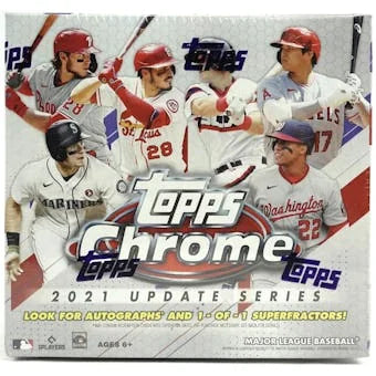 DRAFT - Just In 2021 Topps Chrome Update Baseball Mega Box