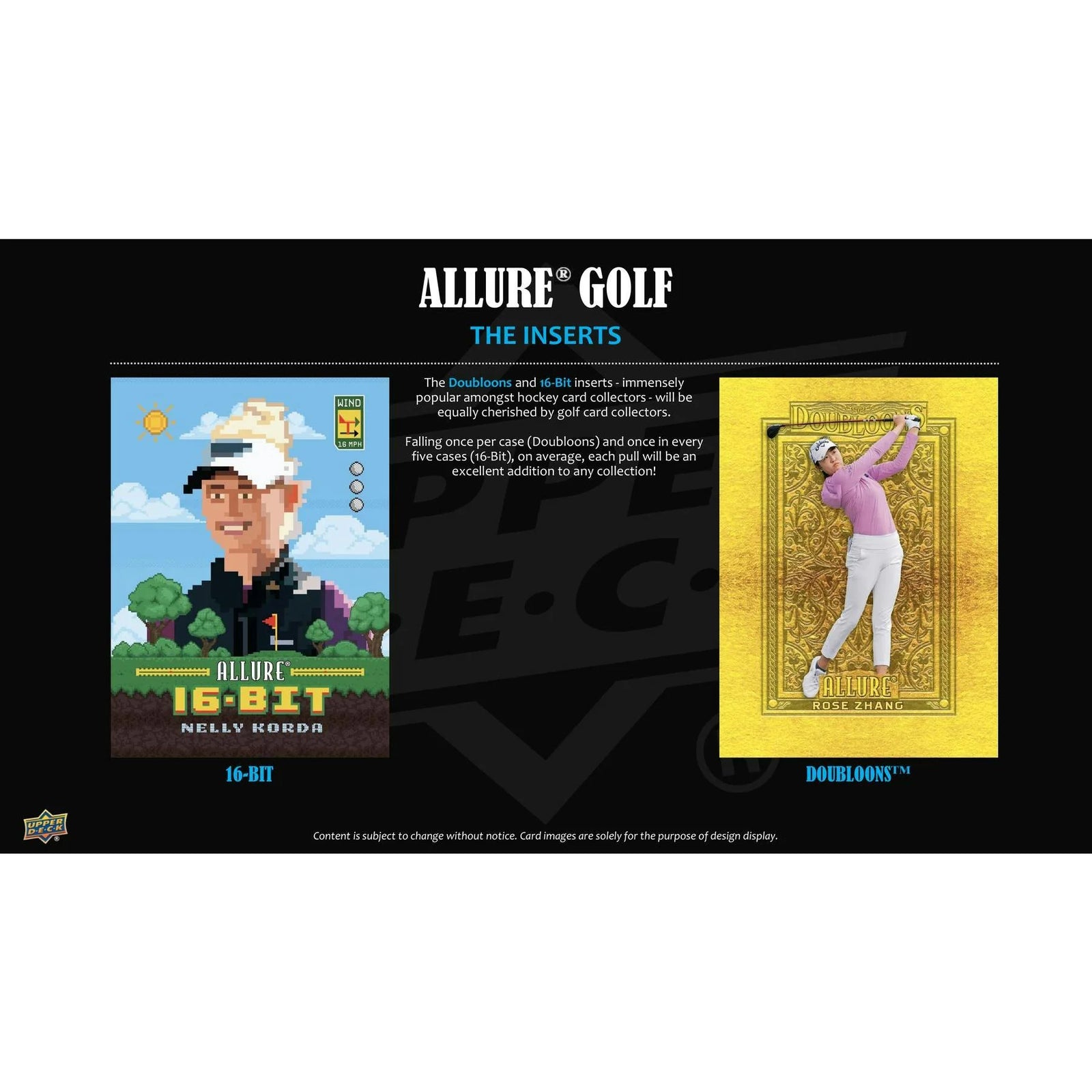 DRAFT - New 2026 Upper Deck Allure Golf Hobby 18-Box Case