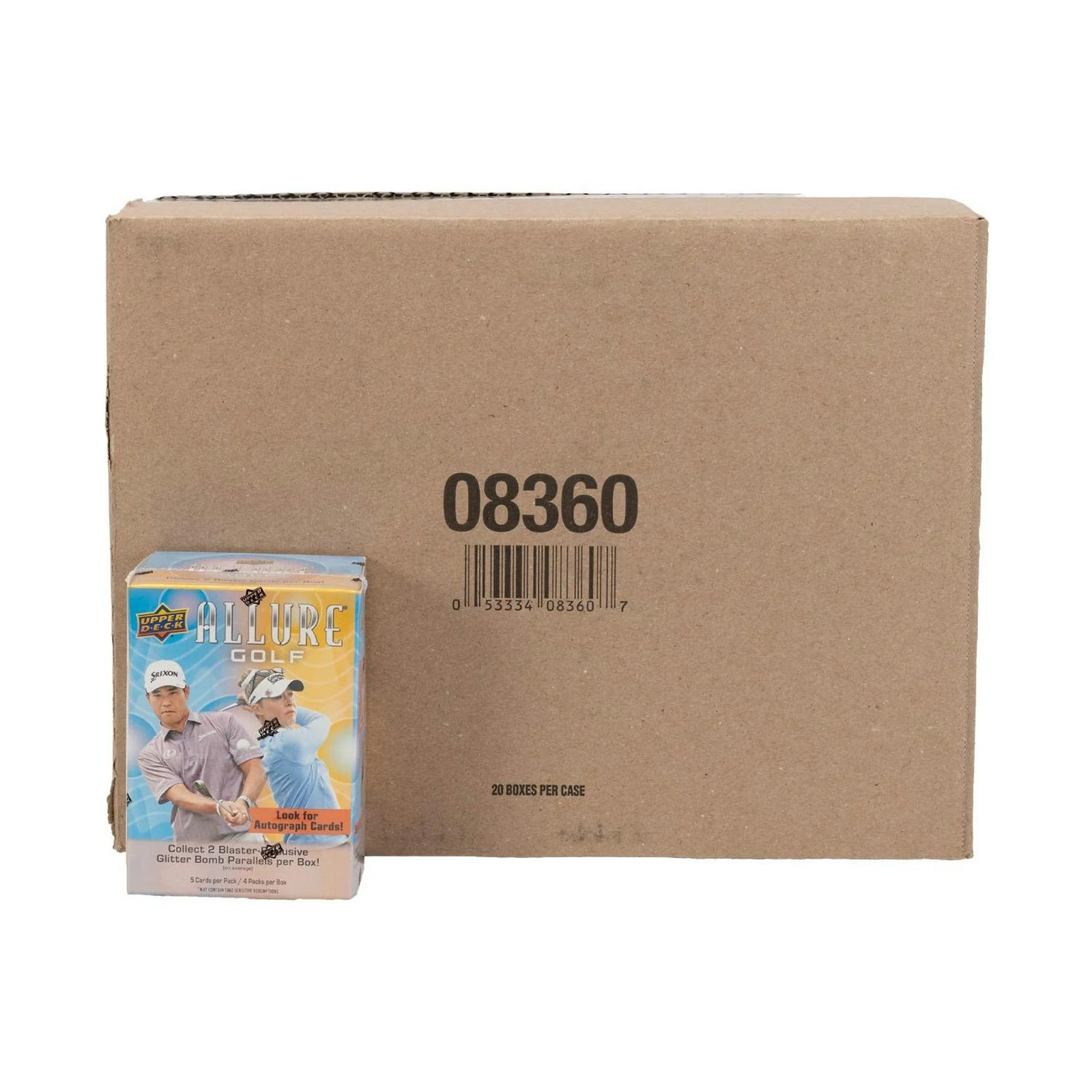 DRAFT - New 2026 Upper Deck Allure Golf Blaster 20-Box Case
