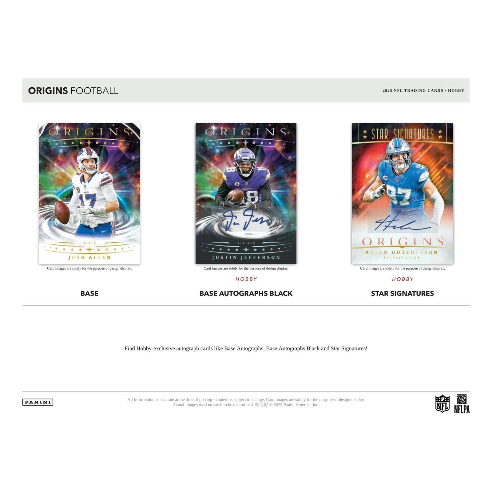 DRAFT - 2025 Panini Origins Football Hobby Box