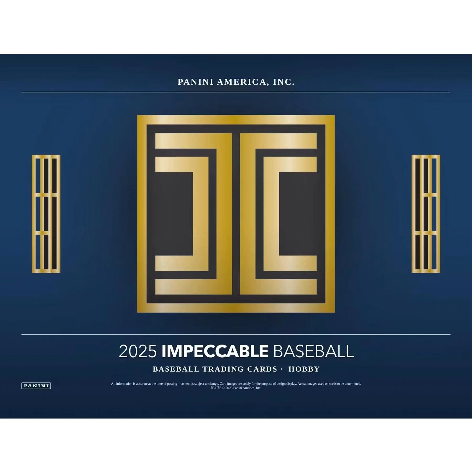 2025 Panini Impeccable Baseball Hobby Box (Ships Sealed Only)