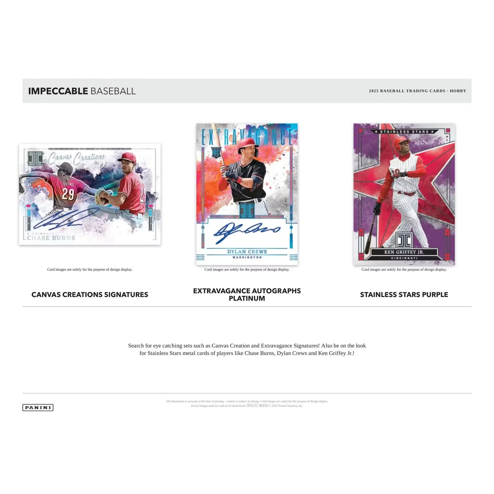 2025 Panini Impeccable Baseball Hobby Box (Ships Sealed Only)