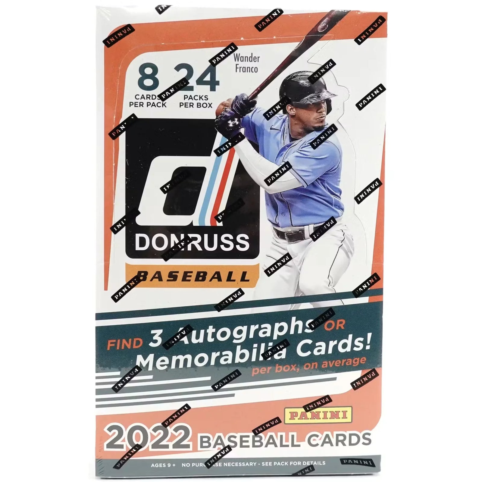 2022 Panini Donruss Baseball Hobby Box (Ships Sealed Only)