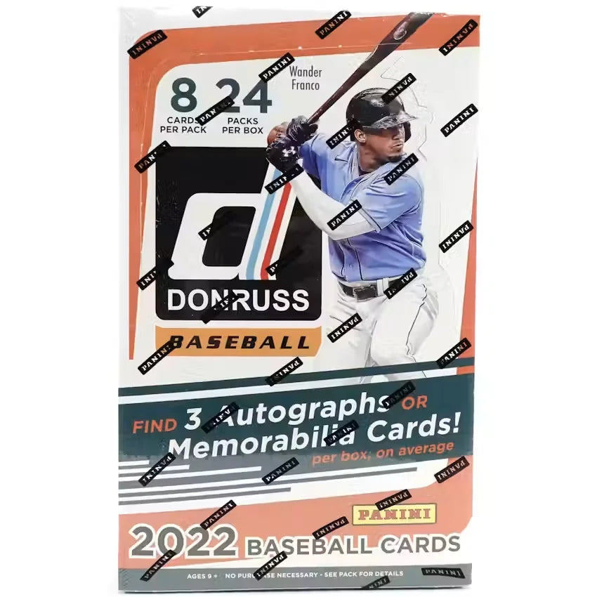 2022 Panini Donruss Baseball Hobby Box (Ships Sealed Only)