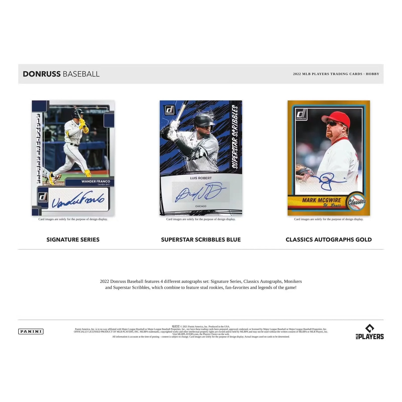 2022 Panini Donruss Baseball Hobby Box (Ships Sealed Only)