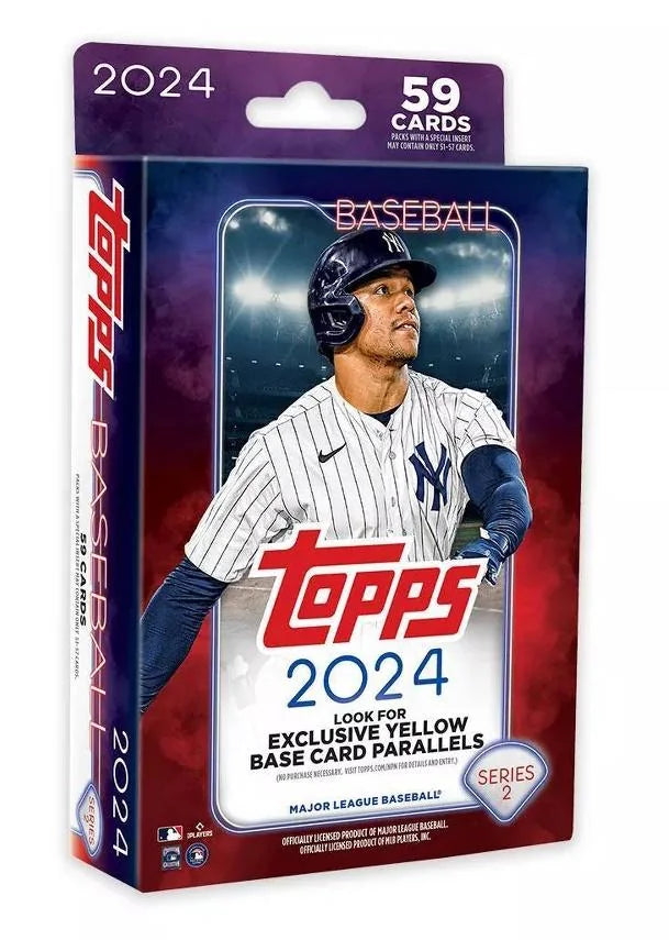 DRAFT - Just In 2024 Topps Series 2 Baseball Hanger Box (Yellow Parallels)