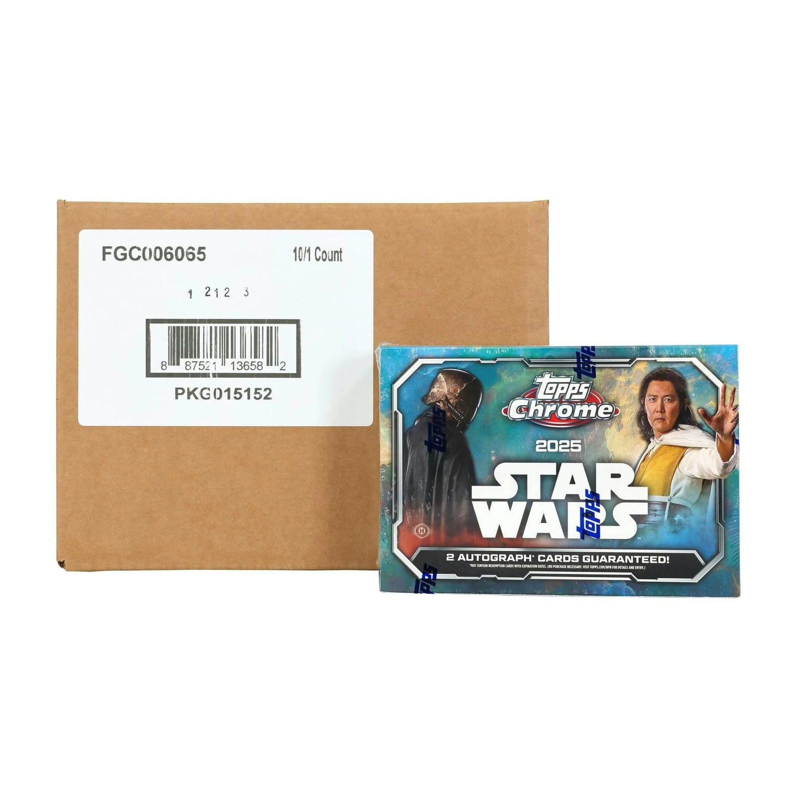 DRAFT - 2025 Topps Star Wars Chrome Hobby 10-Box Case | SKU BV8O0M526I