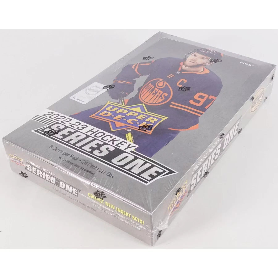 2022-23 Upper Deck Series 1 Hockey Hobby Box (Ships Sealed Only) - D2