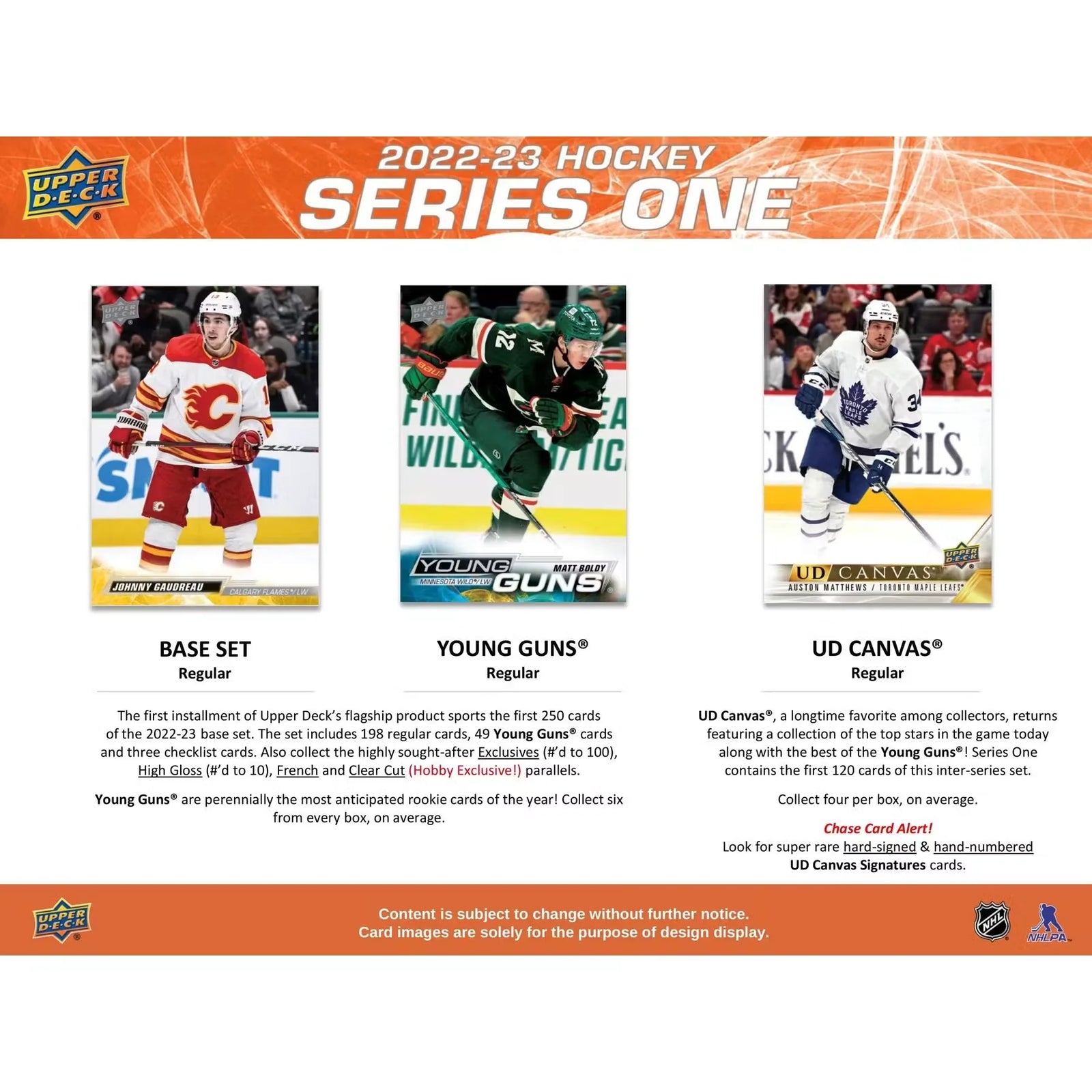 2022-23 Upper Deck Series 1 Hockey Hobby Box (Ships Sealed Only) - D2