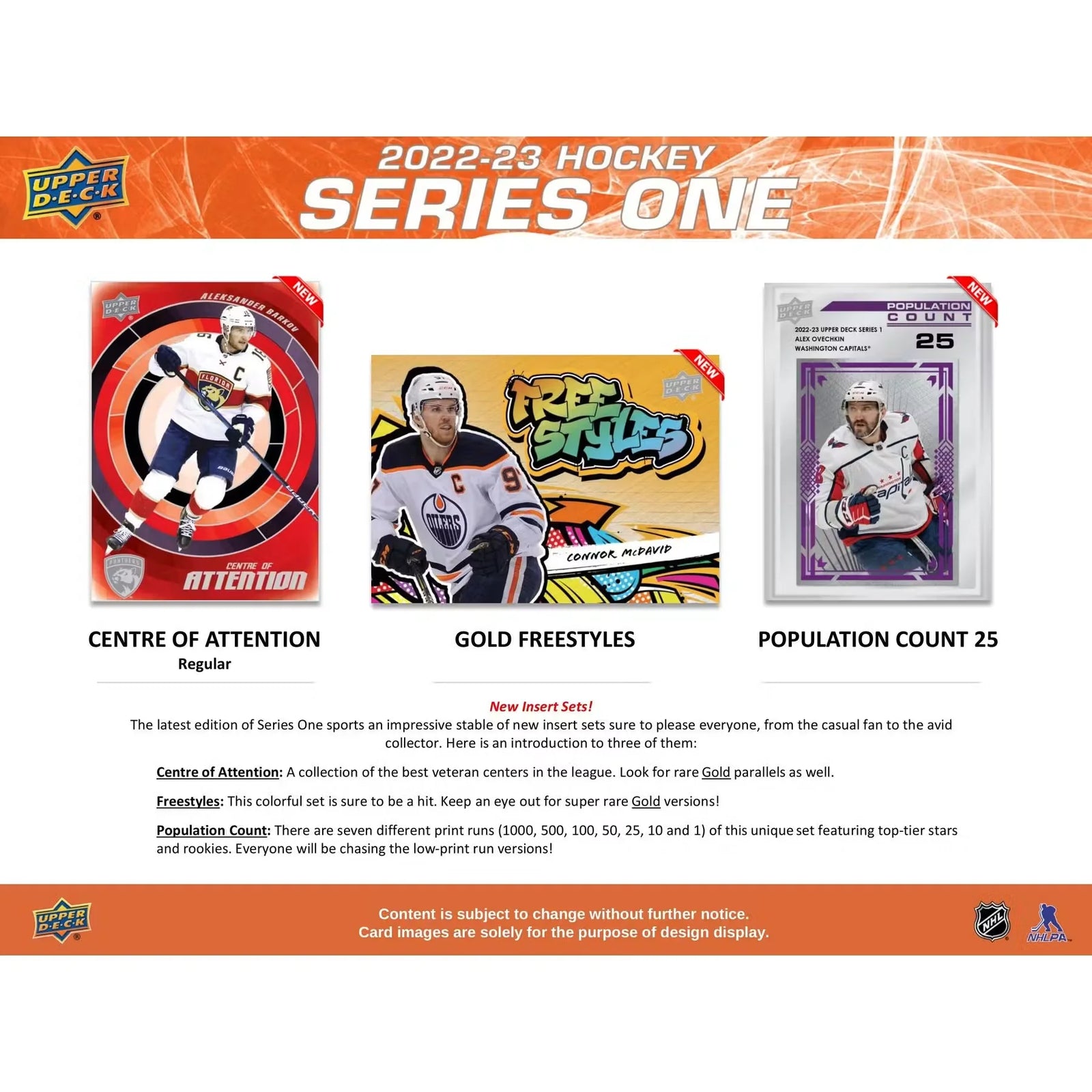 2022-23 Upper Deck Series 1 Hockey Hobby Box (Ships Sealed Only) - D2